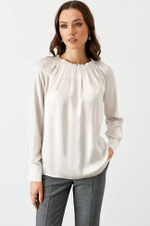 22792 Блузка женская (молочный)