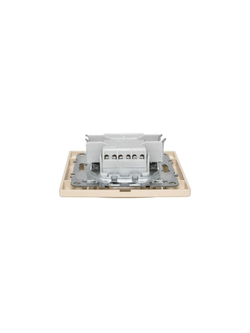 Выключатель 2-кл. СП Минск 10А IP20 беж. EKF ERV10-023-20