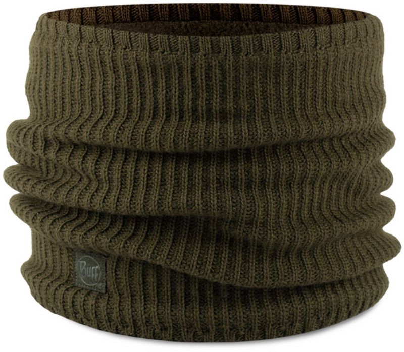 Вязаный шарф-труба с флисом Buff Neckwarmer Knitted Polar Rutger Bark Фото 2