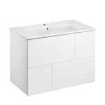 Тумба под раковину Roca Luna 80 2 ящика белый ZRU9307765