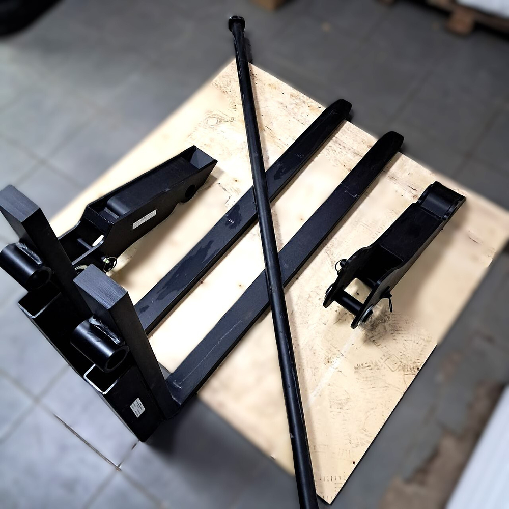 Вилы откидные паллетные Impuls PF2000 на ковш JCB 3CX/4CX