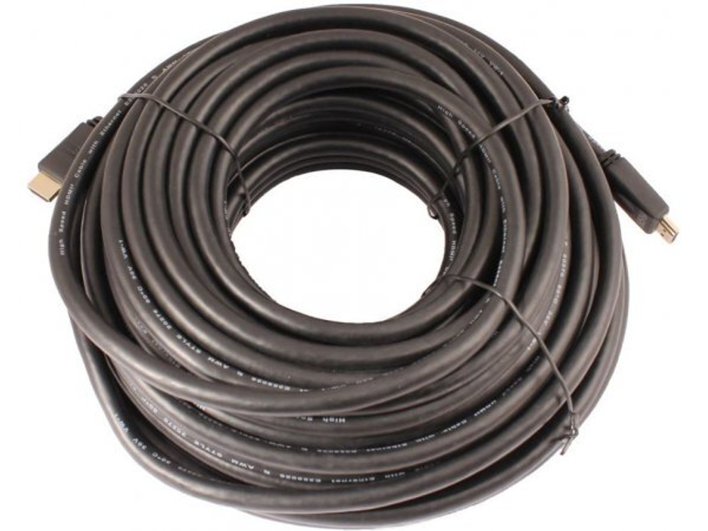 Кабель LAZSO WH-111 HDMI 2.0 GOLD, 25м