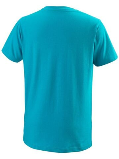 Футболка для мальчика теннисная Wilson Slice Tech Tee B - barrier reef