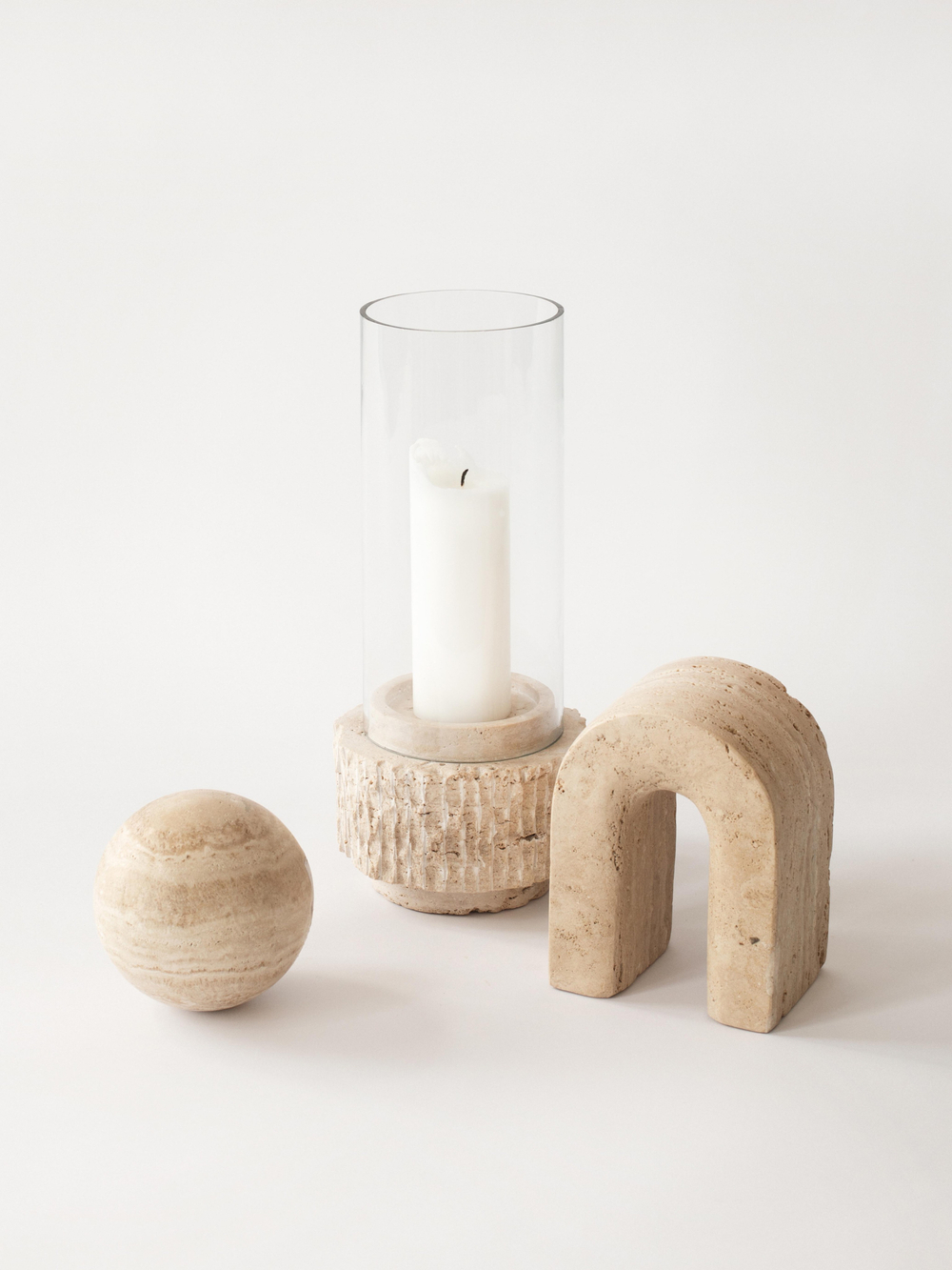 Подставка для книг Tell me more Travertine Bookend