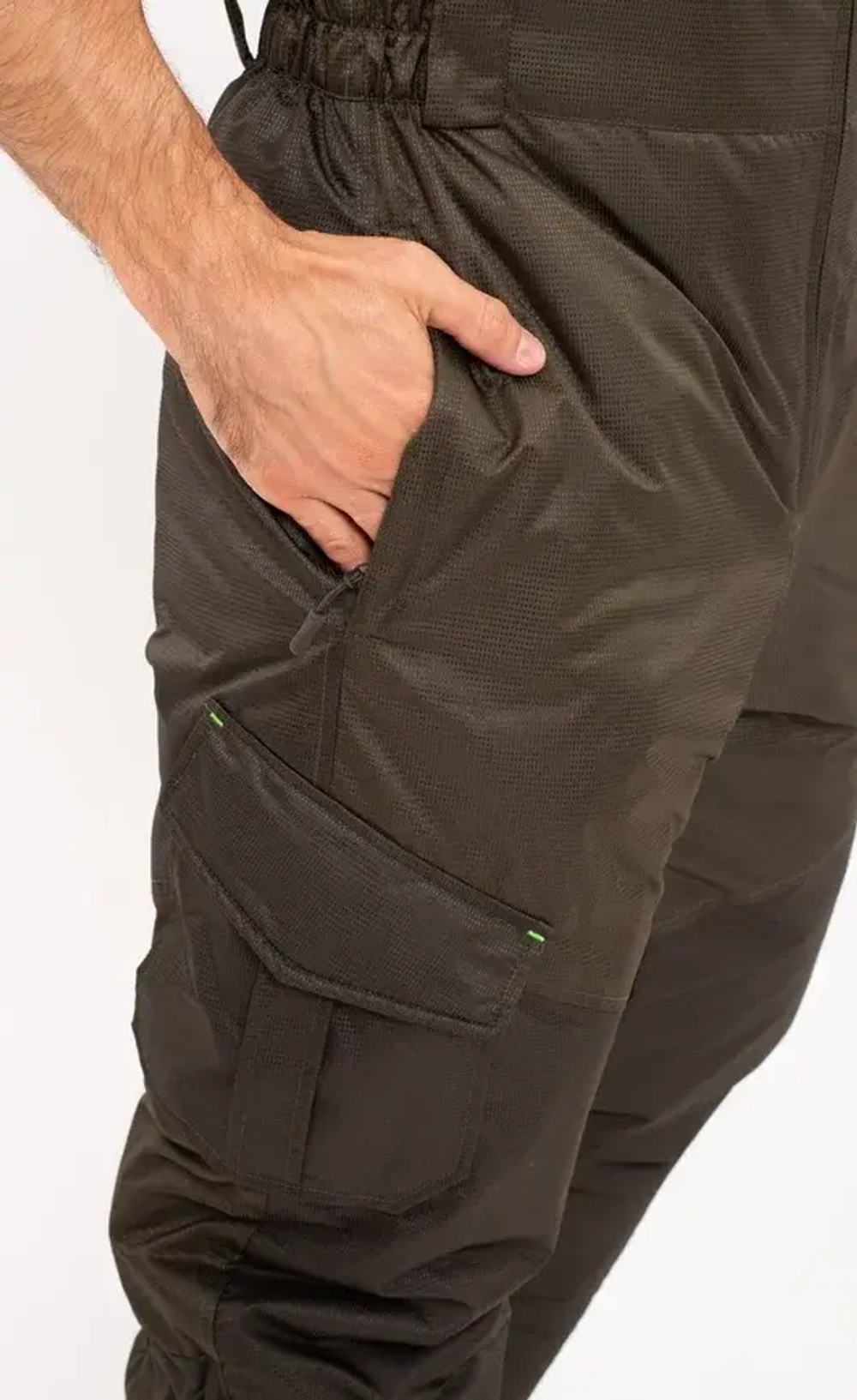 Зимний мужской костюм Onerus "Горный -45" (Таслан), Полукомбинезон, Хаки