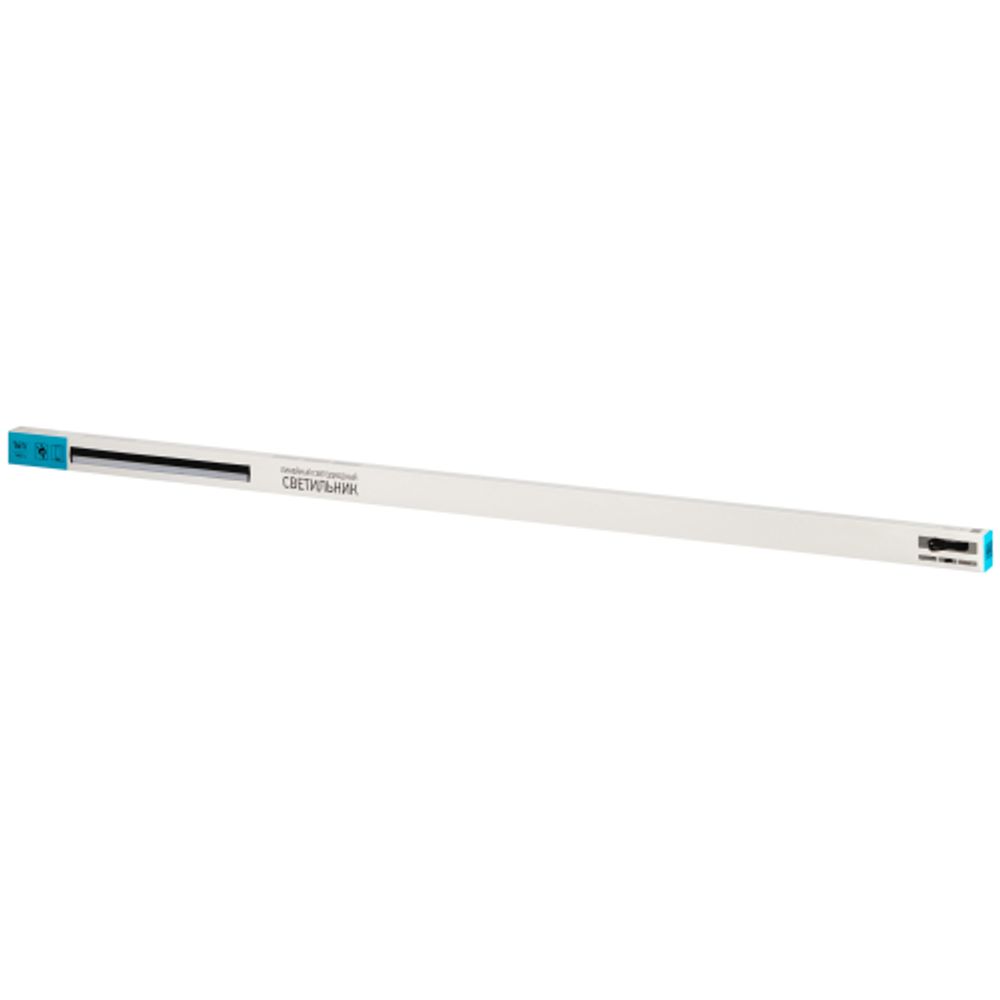 Линейный светодиодный светильник ЭРА LLED-01-16W-4000-B 16Вт 4000K L1174мм с выключателем черный | Бытовые светодиодные линейные светильники