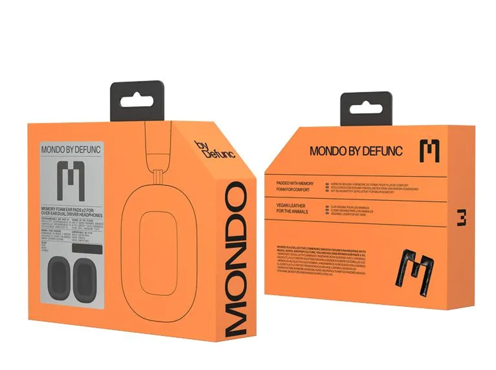 Mondo by Defunc Over-Ear v.1 Black (черный) амбушюры для наушников