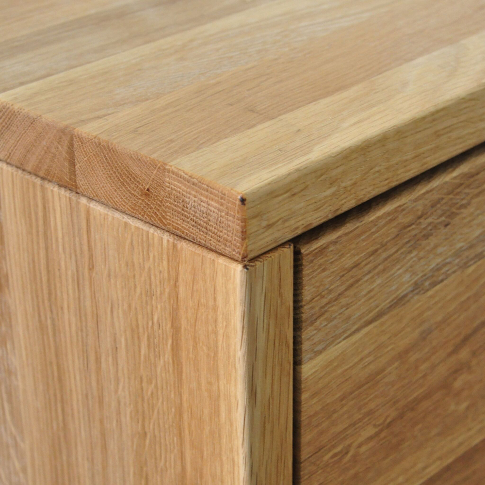 Прикроватная тумба из массива дикого дуба, 51х46х35 см