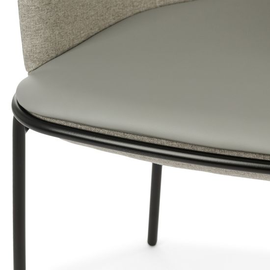 Стул Embrace с подлокотниками серый 