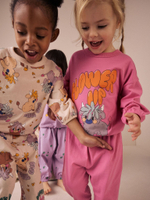 Пижама для девочки Next AC0-779, 3 шт., Бежевый, Розовый, Фиолетовый