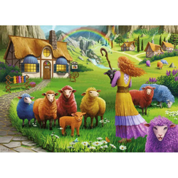 Ravensburger - Пазл Разноцветная шерсть 1000 шт. 169498