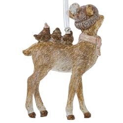 GAEM Украшение новогоднее "Олень", L6,5 W2,5 H9 см, 2в.