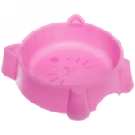 Миска пластиковая «Мр. Томас», цвет розовый, 14*4см