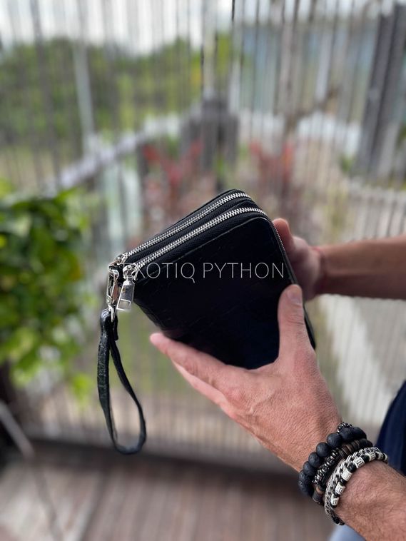 Мужское портмоне из кожи крокодила WA-188