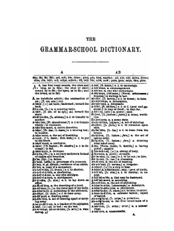 Webster's etymological dictionary | A. Macpherson