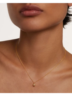 Колье Drop серебро 925 пробы покрытое золотом