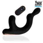 Анальный вибромассажёр Sex Expert с пультом ДУ, 18 см