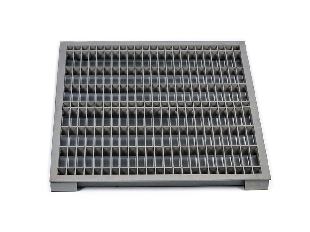 ТМС Панель фальшпола стальная вентиляционная - 35%, покрытие HPL (1,2 мм), 600х600 мм