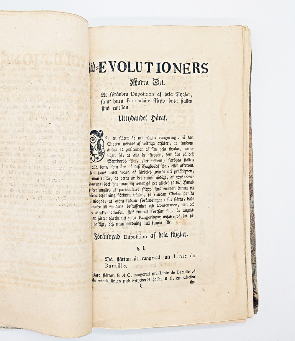 "Эволюция на море, или как корабли боевого флота должны содержаться в надлежащем порядке (Evolutions at sea or how ships in a battle fleet, should be kept in proper order)". Christopher Falkengreen. 1752 г.