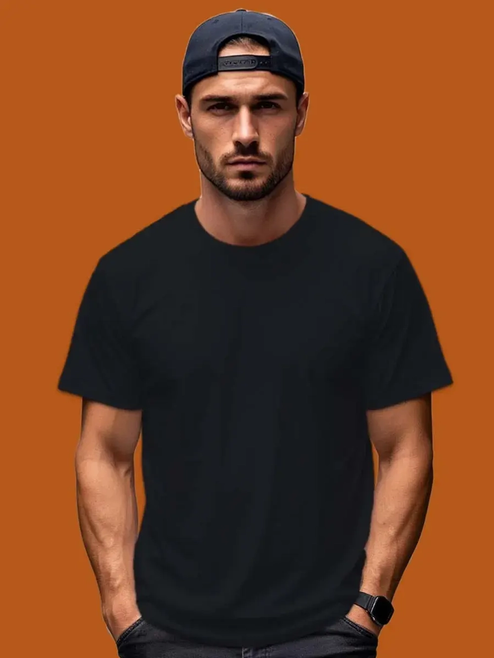 Футболка Взрослая.Премиум однотонная.Набор 2 шт