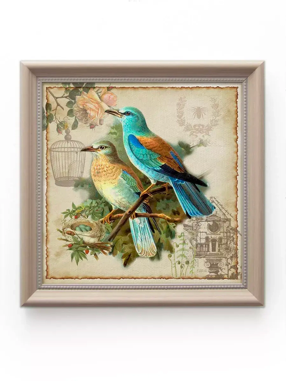 Картина на стену интерьерная на холсте 23х23см