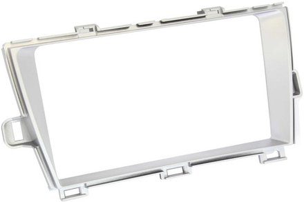 Магнитола для Toyota Prius 30 2009-2015 (левый руль, рамка серебро) - FarCar GX9-9539LS монитор 9.5" 2K QLED на Android 14, TS20, 6+128Гб, CarPlay, 4G SIM-слот