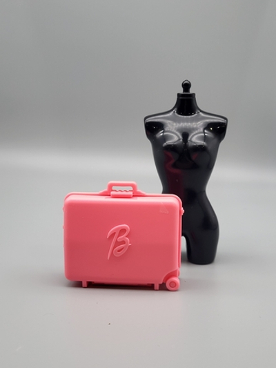 Аксессуар для куклы Барби винтаж - чемодан 0557