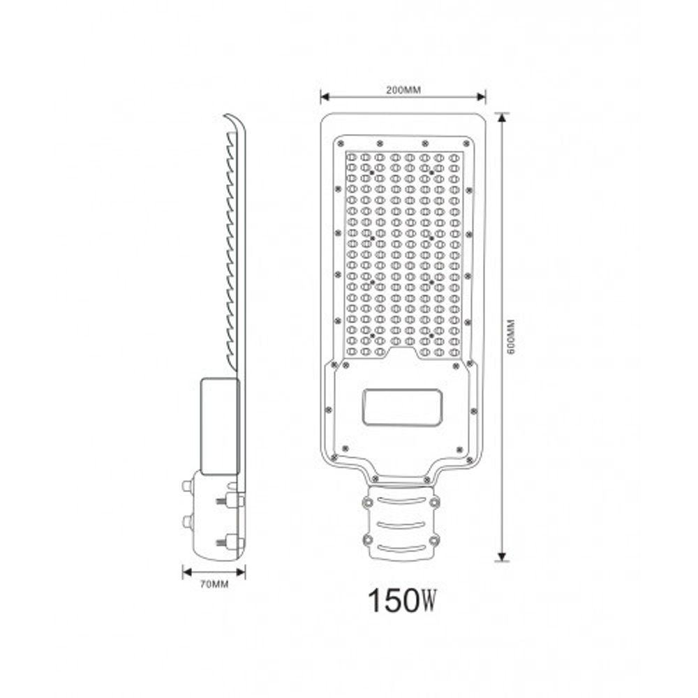 Уличный светильник ЭРА SPP-502-0-50K-200 200Вт 5000К 20000Лм IP65 КСС Ш-с IC-SMD 48-60мм полный раструб