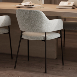 Стул Wendy, букле, серый