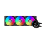 Водяное охлаждение для CPU PCCooler DA360 Pro ARGB Digital BK 300W 1200/1700/1851/20XX/AM4/AM5 Черны