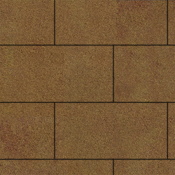 Тротуарная плитка ПРЯМОУГОЛЬНИК 600х300 мм - Листопад гранит Сахара