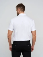Рубашка приталенная с коротким рукавом