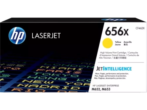 Картридж HP 656X , желтый / 22000 страниц (CF462X)