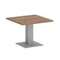 First Стол журнальный квадратный KSJ-2 Дуб Табак/Металл Серый 600*600*450