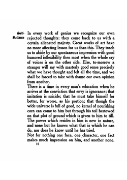 The essay on self-reliance | Ralph Waldo Emerson