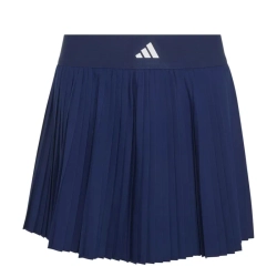 Детская теннисная юбка Adidas Girls Club Pleated - dark blue/white