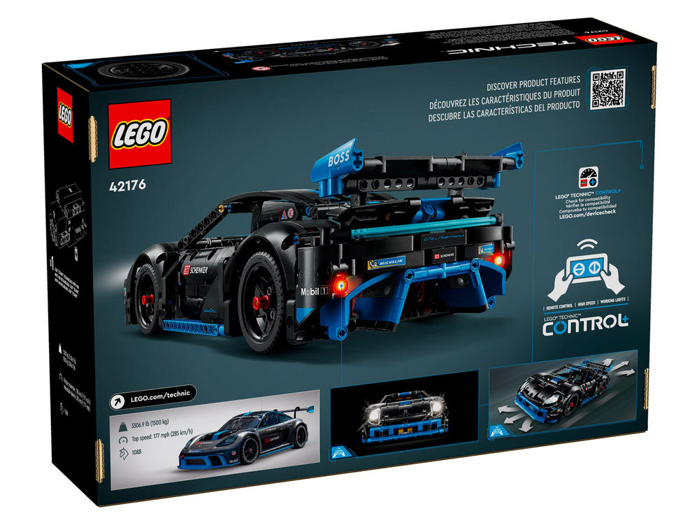 LEGO Technic 42176 Гоночный автомобиль Porsche GT4 e-Performance — коллекционная модель