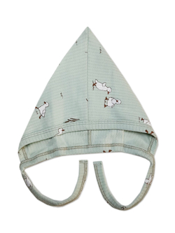 Чепчик Гномик Утята Рубчик Нефрит RinaAmari