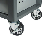 Тележка инструментальная 7 секций, серая на колесах JTC /1