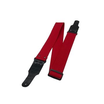 Ремень для гитары, хлопок, красный, Fidel FL00131C Cotton