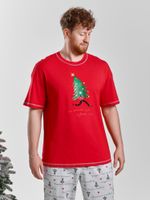 Костюм мужской Праздник-5.1 Виотекс КРАСНЫЙ