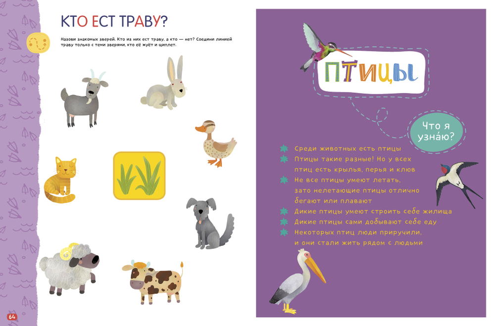 Большая книга животных. 2-4 года