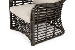 "Ницца" кресло из искусственного ротанга, цвет бронзовый