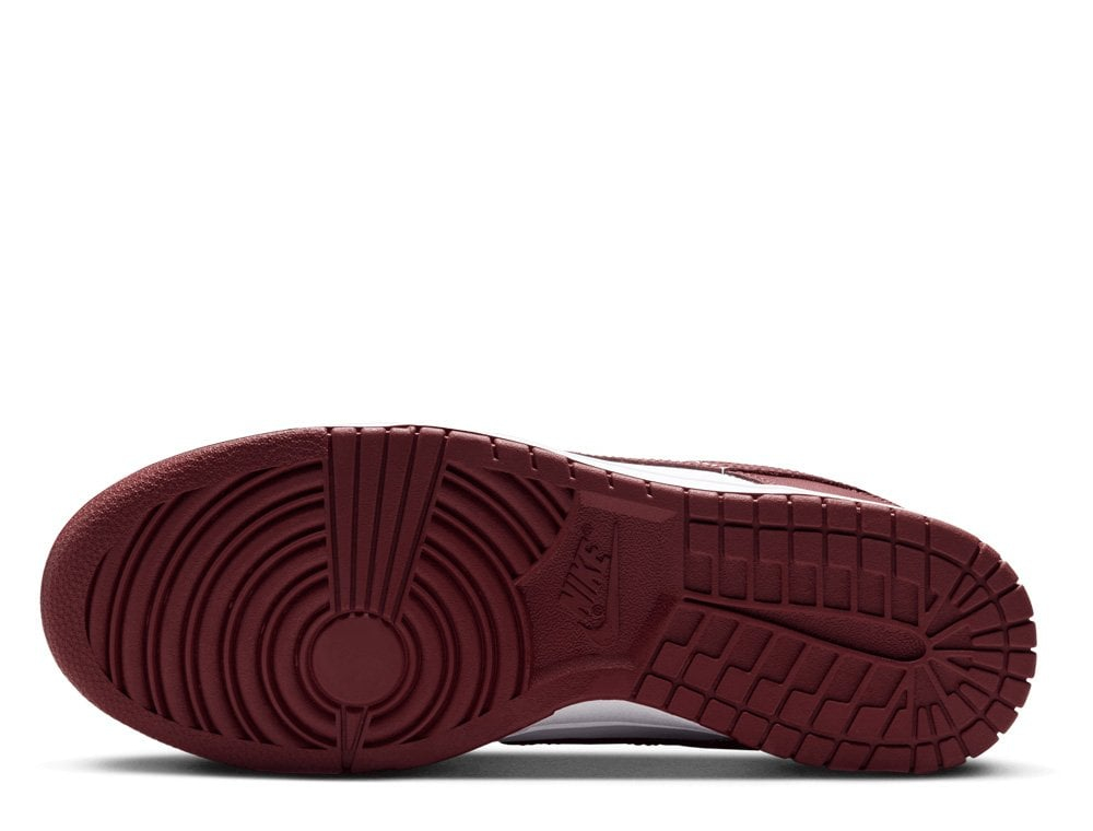 Кроссовки Nike Dunk Low Retro White/Redwood-Gym Red