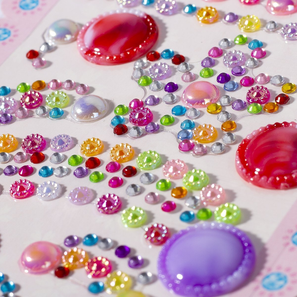 Наклейки-стразы Alingar, акриловые, "Лето", цветы, пакет с европодвесом