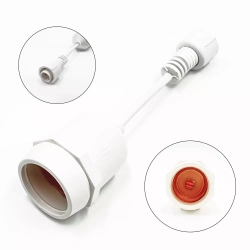 Белт-Лайт UNIBELT 10 м., провод белый Каучук, шаг 50 см., 20 подвесных патронов, IP65, LTC (UBL10m/20L-8)