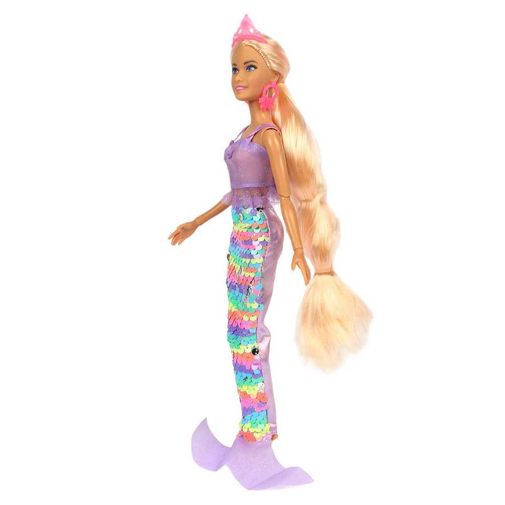 Кукла 29см. руки и ноги сгиб, русалка "София" (Карапуз)