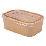 Контейнер бумажный Kraft Hot Soft 750 мл 170х120х60 мм 1/300