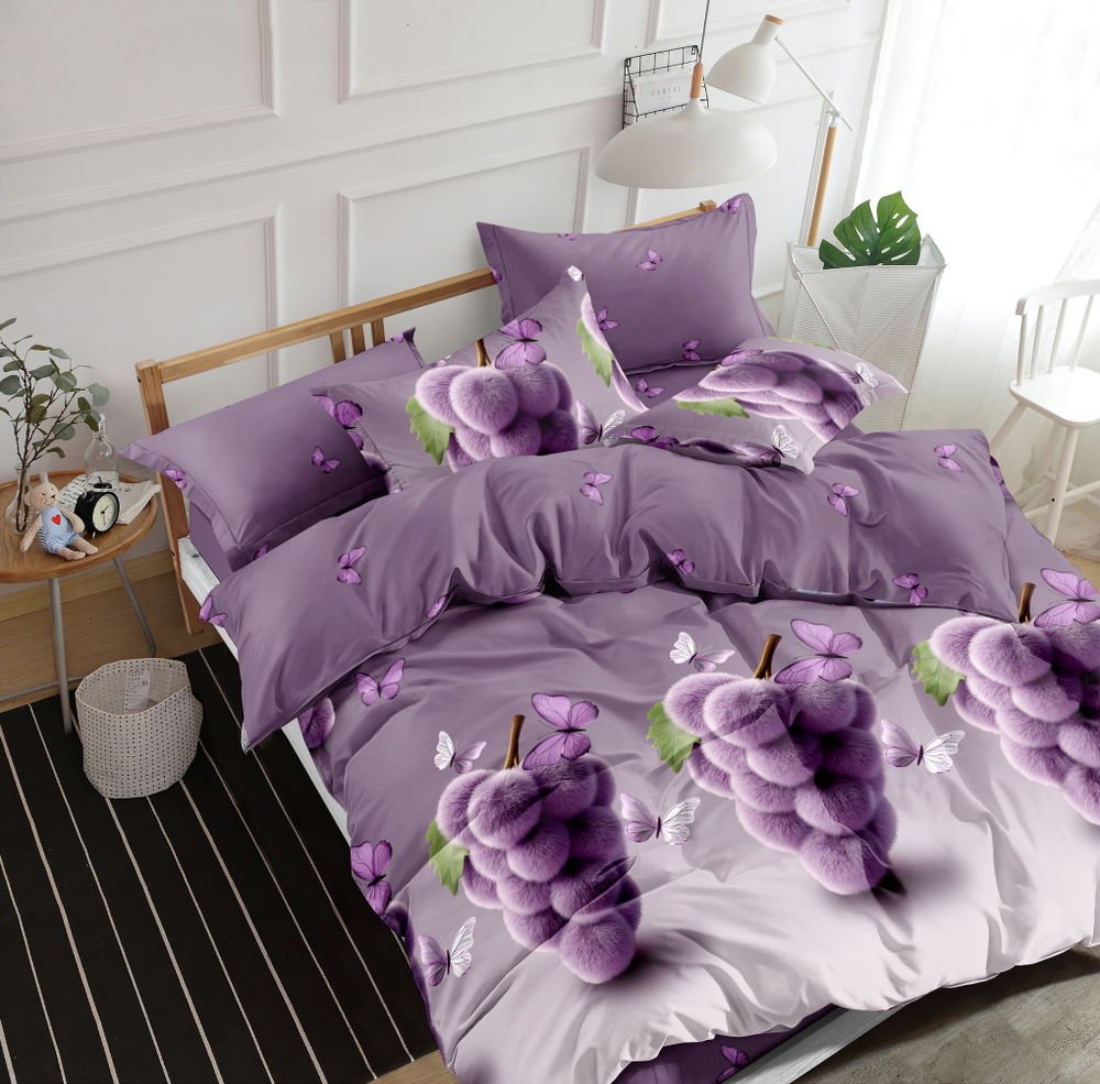 КПБ 2 сп с европростыней ПОПЛИН "П18"