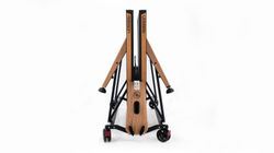 Теннисный стол складной для помещений "RASSON PREMIUM T01 Indoor" (274 х 152,5 х 76 см, натуральный дуб) с сеткой